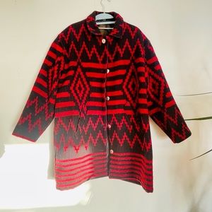 Vintage Wool Blanket Coat